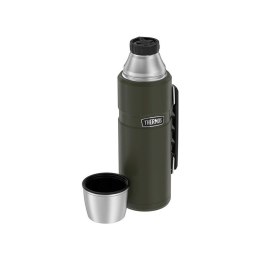 Termos z uchwytem na napoje 470 ml THERMOS - zieleń wojskowa