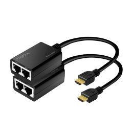 LogiLink Extender HDMI do 30m, 1080p/60Hz, 0.3m