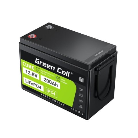 GREEN CELL AKUMULATOR LIFEPO4 CUBE 200AH 12V/12.8V 2560WH LFPGC12V200AH