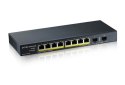 Zyxel Przełącznik GS1100-10HP-EU0102F 120W PoE 8xGigabit 2xFiber Uplilk Switch