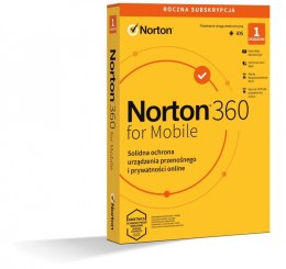 Norton Norton360 Mobile PL 1 użytkownik, 1 urządzenie, 1 rok 21426915