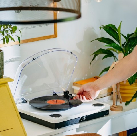 Adler Gramofon AD1914 Biały USB Bluetooth