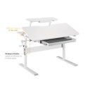 Ergo Office Biurko dla dzieci z regulacją wysokości max 40kg ER-483 Szare