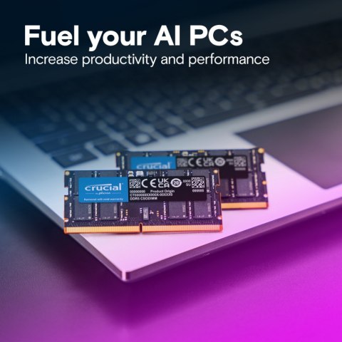 Crucial Pamięć do notebooka DDR5 CSODIMM 16GB (1*16GB)/6400 CL52