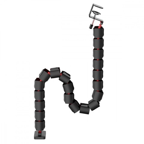 Maclean Organizer kabli, 1345mm czarno czerwony RS125