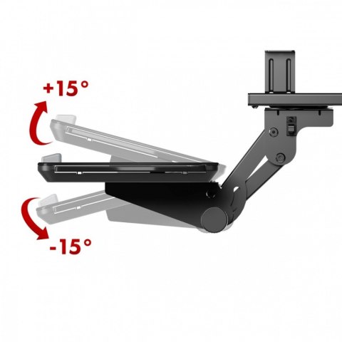 Maclean Uchwyt na klawiaturę max 5kg, MC-156 B regulowany, podbiurkowy