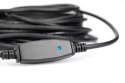 Digitus Kabel przedłużający USB 3.0 SuperSpeed Typ USB A/USB A M/Ż aktywny Czarny 10m