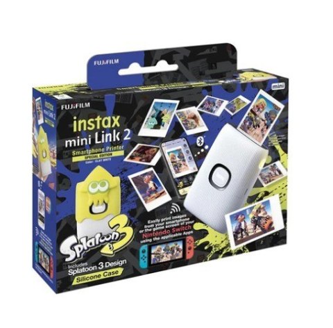 Fujifilm Instax Mini Link 2 Special Edition Nintendo (Clay White, Splatoon 3)