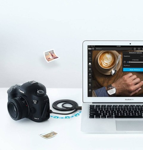 Ugreen kabel USB - mini USB 480 Mbps 2m US132 (czarny)