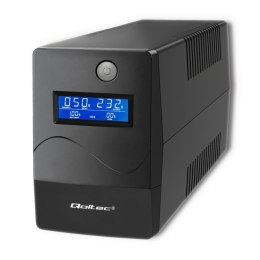 Qoltec Zasilacz awaryjny UPS | 450VA | 240W | LCD | USB | RJ45