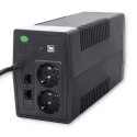 Qoltec Zasilacz awaryjny UPS | 450VA | 240W | LCD | USB | RJ45