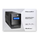 Qoltec Zasilacz awaryjny UPS | 450VA | 240W | LCD | USB | RJ45