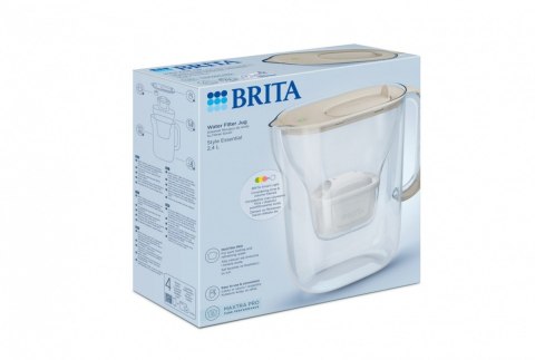 Brita Dzbanek filtrujący 2,4l Style Essential piaskowy
