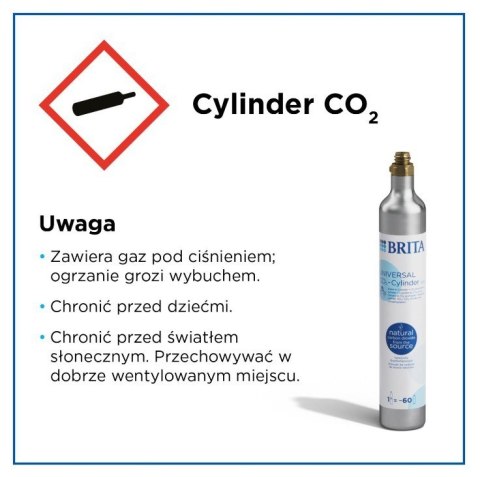 Brita Saturator sodaTRIO biały