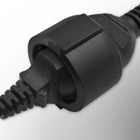 Qoltec Adapter IEC 320 C14 / FRENCH | 0.15m