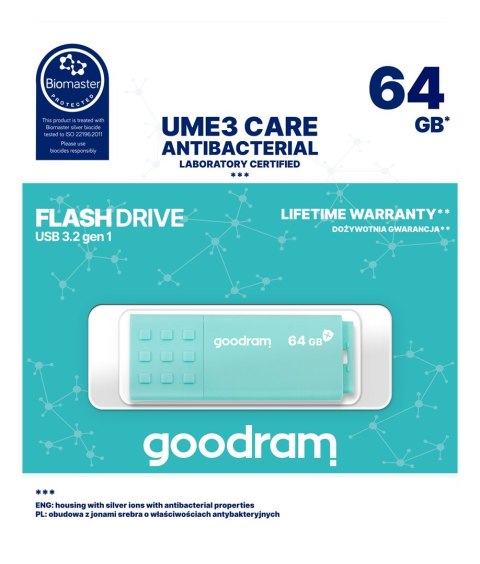 USB 3.0 GOODRAM 64GB UME3 CARE