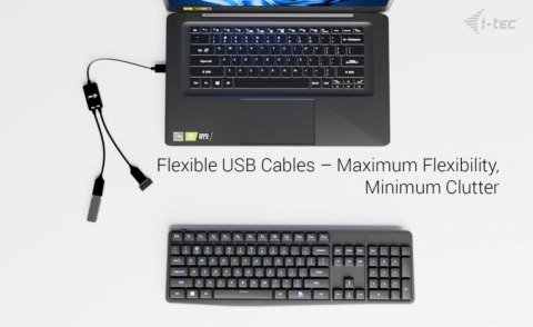 I-tec HUB USB-A Cable 2 port (2x USB-A)