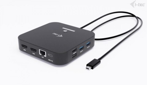 I-tec Stacja dokująca USB-C 2x HDMI Dock PD + Ładowarka 100W
