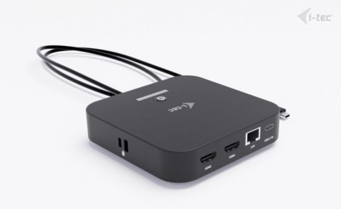 I-tec Stacja dokująca USB-C 2x HDMI Dock PD + Ładowarka 100W