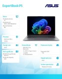Asus Notebook ExpertBook P5 P5405CSA-NZ0417W Ultra 7 258V 32GB/1TB Win 11Home/3YRS Copilot+PC
