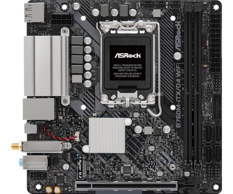 ASRock Płyta główna B760M-ITX D4 WIFI s1700 2DDR4 mITX M.2 USB-C