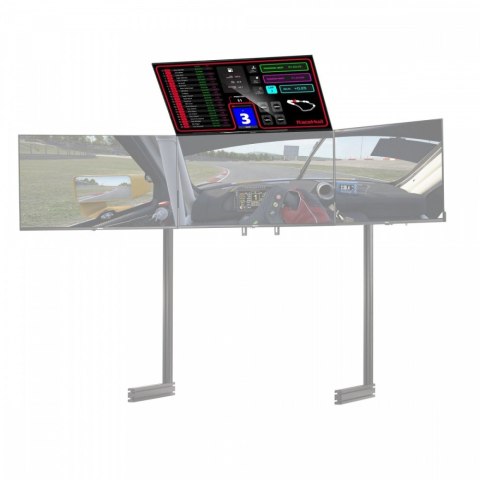Next Level Racing Mocowanie dodatkowe na 4 monitory (mocowanie na 4-ty górny monitor) czarne
