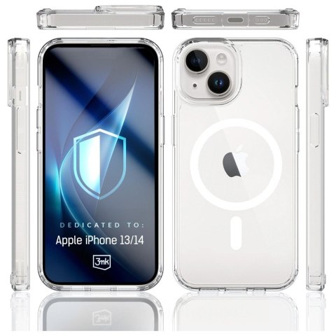 3MK Etui Armor MagCase do iPhone 15 MagSafe przezroczysty
