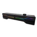 Media-Tech Głośniki soundbar z Bluetooth ARAGOR 2.0 MT3175 Gamingowe/2.0 lub soundbar/Line-in/Bluetooth 5.0/RGB/Jack 3,5/USB/RMS 8W/PMPO 32