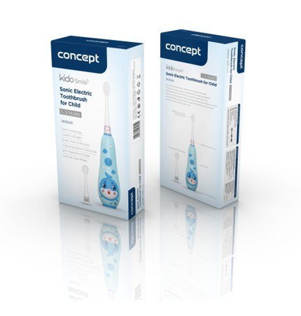 Concept Szczoteczka soniczna Baby KIDO SMILE 1-5 lat niebieska ZK3020