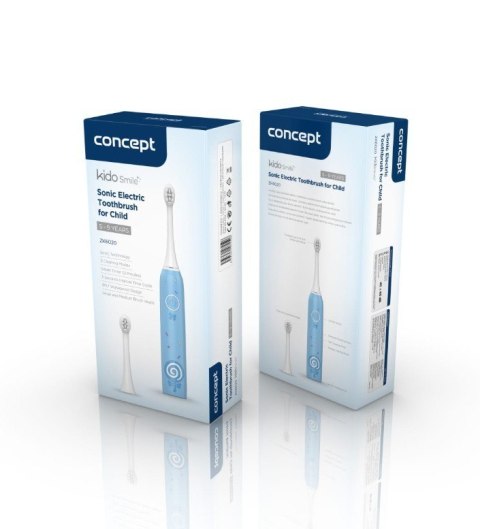 Concept Szczoteczka soniczna Kids KIDO SMILE 5-9 lat niebieska ZK6020