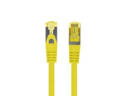 Lanberg Patchcord kat.6a S/FTP LSZH CU 0.25m żółty fluke