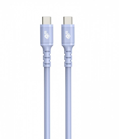 TB Kabel USB C - USB C 1m silikonowy fioletowy