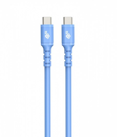 TB Kabel USB C - USB C 1m silikonowy niebieski