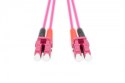 Digitus Patch cord światłowodowy FO LC-LC MM 50/125 OM4 duplex LSOH 1m