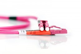 Digitus Patch cord światłowodowy FO LC-LC MM 50/125 OM4 duplex LSOH 2m