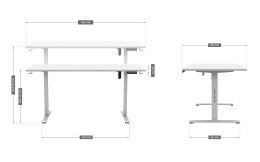Biurko elektryczne MA-Leader 7.6 White