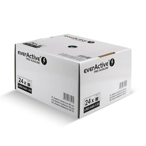 EverActive Baterie LR03/AAA pro alkaline display handlowy 96 szt.