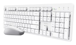 Klawiatura + mysz Trust ODY II Wireless White US