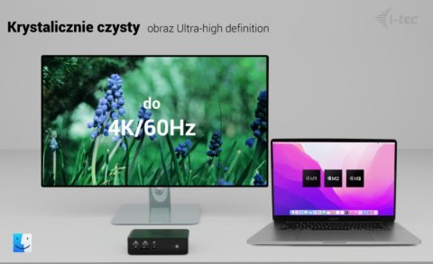 I-tec Stacja dokującaThunderbolt5 Quattro Display Docking Station 5x USB 2.5 GLan Power Delivery 140W