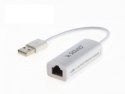 Savio Adapter USB LAN 2.0 - Fast Ethernet (RJ45), blister, CL-24