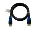 Savio Kabel HDMI (M) 2m, oplot nylonowy, złote końcówki, v1.4 high speed, ethernet/3D, CL-48