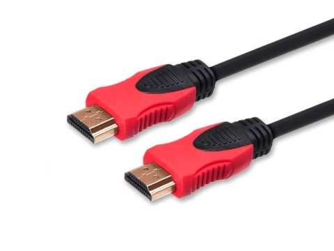 Savio Kabel HDMI (M) v2.0, 5m, miedź, czarny, złote końcówki, ethernet/3D, CL-113