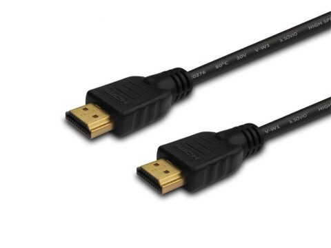 Savio Kabel HDMI złoty v1.4 3D, 4Kx2K, 1.5m, CL-01