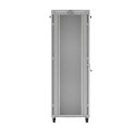 Lanberg Szafa instalacyjna rack stojąca 47U 800x1000 szara drzwi przeszkolne LCD ( flat pack) V2