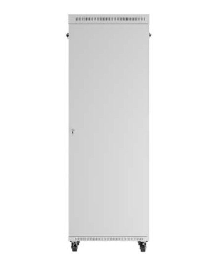 Lanberg Szafa instalacyjna rack stojąca 47U 800x1000 szara drzwi przeszkolne LCD ( flat pack) V2