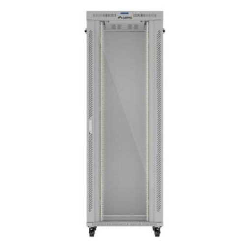 Lanberg Szafa instalacyjna rack stojąca 47U 800x1000 szara drzwi przeszkolne LCD ( flat pack) V2