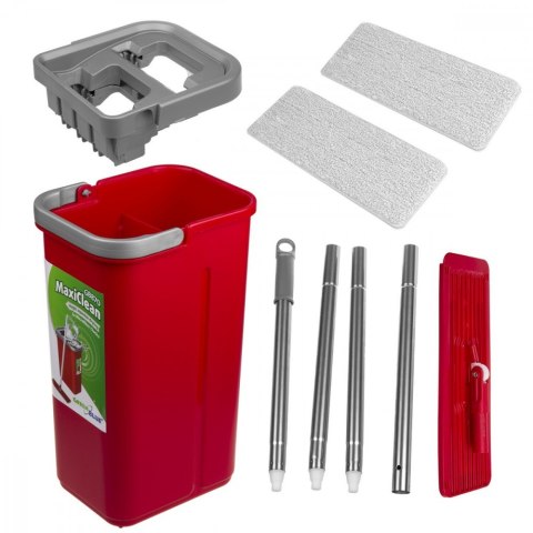 GreenBlue Mop płaski z wiadrem i wyciskaczem dwa wkłady HQ GreenBlue GB870