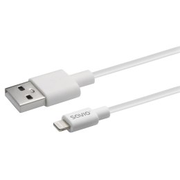Savio Kabel USB-A do Lightning CL-192 1m biały