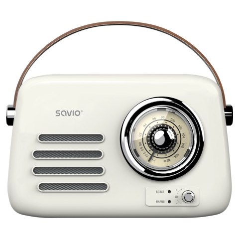 SAVIO RADIO PRZENOŚNE BIAŁE RS-02