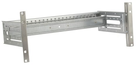 Szyna montażowa DIN 35mm do szaf Rack 19", 4U, z regulacją głębokości